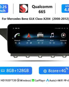 10.25''Android 14 AutoRadio for Mercedes Benz GLK Class X204 2008-2015 Car Multimedia Screen System Player GPS Navi Carplay Auto