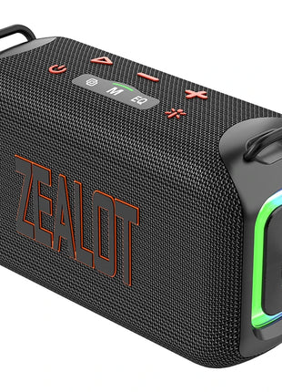 ZEALOT-S85 Altoparlante Bluetooth portatile 3D da 50 W con altoparlante con cinturino esterno impermeabile IPX6 a doppio diaframma