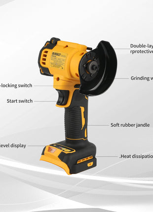 DEWALT DCG438 Smerigliatrice Angolare Brushless 20V 76mm, Sega da Taglio a Batteria 20000RPM 400W per Metallo e Legno, Utensile per Taglio e Lucidatura