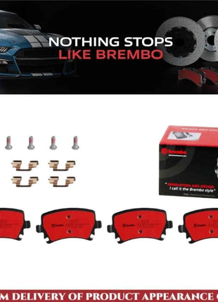 Brembo P85073N Rear Brake Pad for AUDI A3 2.0 3.2 A4 B5 A4 B7 A6 C6 for AUDI Q3 OE# 3C0698451D 1K0698451 5K0698451 5K0698451A