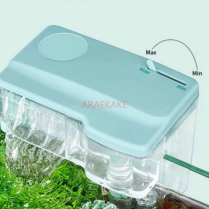 Small fish tank filter circulating water pump external waterfall water purification wall hanging drip box filtration oxygen prod