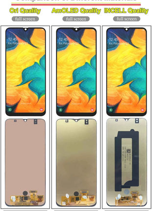 Display LCD AMOLED per Samsung Galaxy A30, Schermo Touch con Digitalizzatore, Assemblaggio Completo con Cornice per Samsung A30 A305F A305G