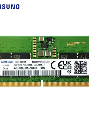 SAMSUNG DDR5 Laptop Memory 8GB 16GB 4800MHZ 5600MHZ 1.1V DDR5 262-Pin SO-DIMM RAM