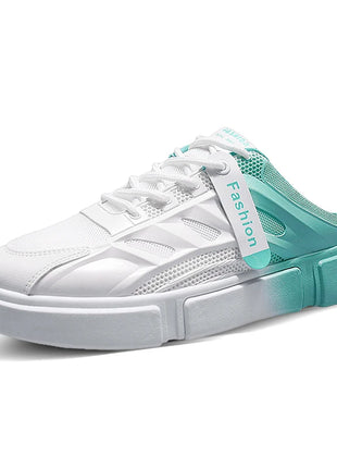 New Summer Men's Casual Mesh Walking Shoes Baotou Slippers with Low Heel Comfortable Soft Non-slip for Outdoors