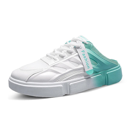 Scarpe da Passeggio Uomo in Mesh Casual Estive Nuove Ciabatte Baotou con Tacco Basso Comode Morbide Antiscivolo per Esterni
