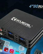 Class AB 4 Channel Car DSP Amplifier RMS 4*60W Automotive Audio System Dedicated Android Large Screen System Amplifier