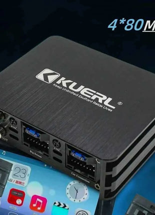 Class AB 4 Channel Car DSP Amplifier RMS 4*60W Automotive Audio System Dedicated Android Large Screen System Amplifier