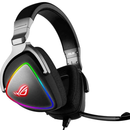 ASUS RGB QUAD-DAC GAMING HEADSET 7.1 Channel USB Over-Ear Headphones PC PS4 PS5 Xbox One Noise Cancelling Soft Earmuff