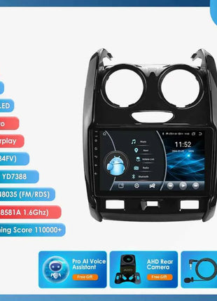 Android Car Radio Player audio for Renault Duster 2015 - 2020 wireless Carplay Android Auto 2din GPS Intelligent Multimedia DSP