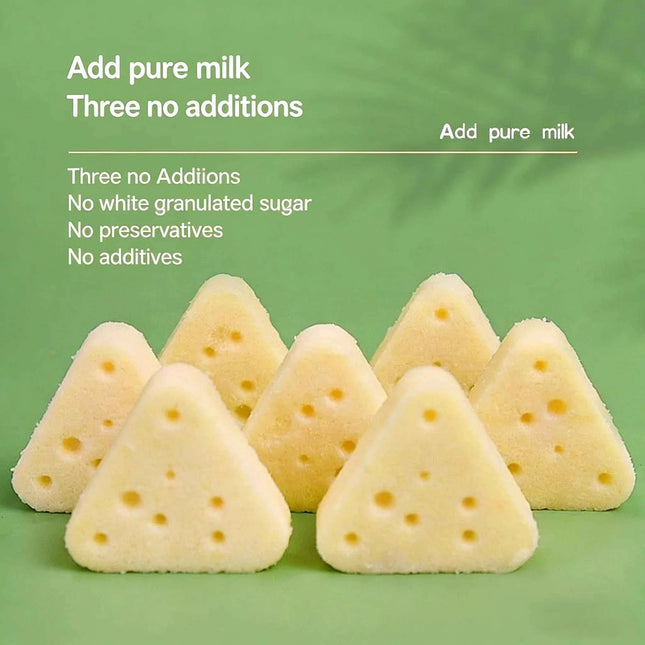 Hamster cheese teeth-grinding snacks, freeze-dried cheese, edible golden hamster food, nutrition supplement for weight gain, cal