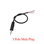 Male 3 Pole / 1Pcs