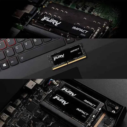 Kingston FURY Impact DDR4 RAM  16GB 8GB 3200MHz 2666MHz 2400MHz 2133MHz SODIMM Memory 260Pin SODIMM Laptop Memory