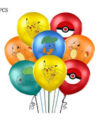 Forniture per decorazioni per feste di compleanno a tema Pokemon Cartoon Pokemon Go Stoviglie Tazze Piatti Palloncino Pikachu per bomboniere per baby shower