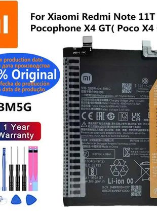 Original Battery For Xiaomi Poco F3 ,11i ,11T Pro ,12T Pro ,Redmi Note 10 10S ,Redmi K40 Pro K50 Ultra ,POCO X3 Pro X4 GT M5s