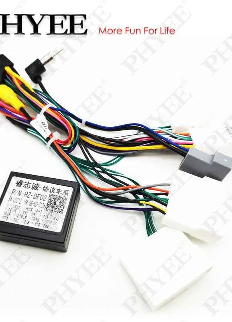 CAN Bus Decodificatore Cablaggio Adattatore Connettore A 16 Pin Cavo Antenna Radio per Nissan Qashqai J11 Tiida Sentra X-trail Teana