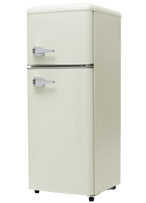 Comanlai 92L Double Door Fridge Freezer - 28L Freezer, LED, Energy Class D