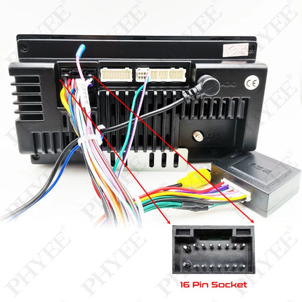 CAN Bus Decodificatore Cablaggio Adattatore Connettore A 16 Pin Cavo Antenna Radio per Nissan Qashqai J11 Tiida Sentra X-trail Teana