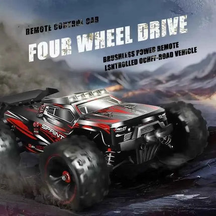 1:16 85KM/H Or 50KM/H 4WD RC Car With LED Remote Control Cars High Speed Drift Monster 4x4 Truck for Kids vs Wltoys 124017 Toys