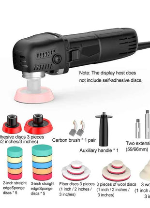 Car Polisher 6 Variable Speed Electric Waxing Repairing Sander Tool 75MM\100MM\140MM Polisher Car Buffer Polisher Power Tool
