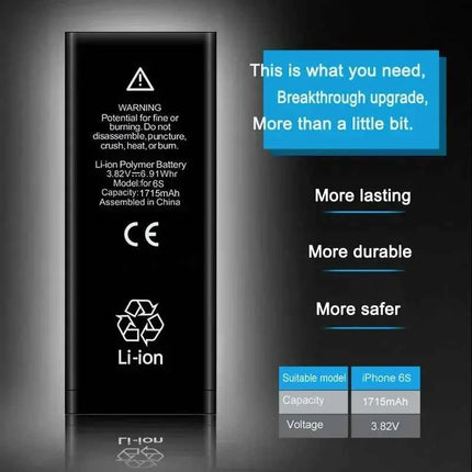 New 0 Cycle Battery For IPhone 12 13 Mini Pro Max High Capacity Bateria For  12mini 13mini 12Pro 13Pro Sticker Free Tools