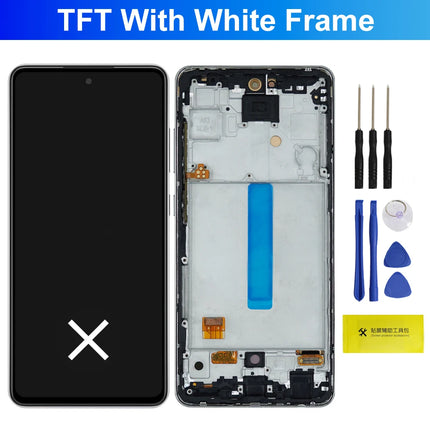 Super AMOLED A52S 5G A528B A528B/DS A528N Schermo per Samsung Galaxy A52s 5G Display LCD Touch Screen Digitizer Assembly