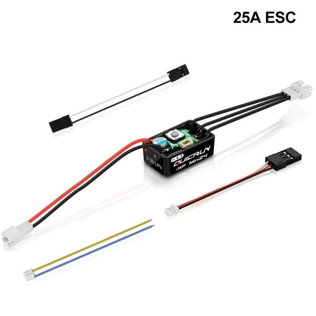 HOBBYWING QUICRUN WP-MINI24 25A ESC Outer 1621SL 3500KV Motor Brushless Sensorless Combo Per For 1/24 RC Model Car Crawler