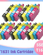 16XL T1631 Compatible Ink Cartridge For Epson WorkForce WF 2010 2510 2520 2530 2540 2630 2650 2660 2750 2760 Printer