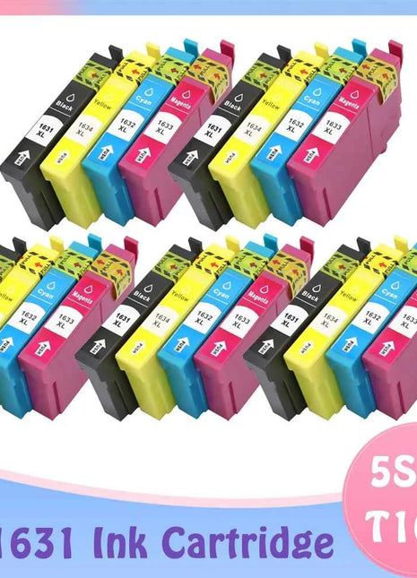 16XL T1631 Compatible Ink Cartridge For Epson WorkForce WF 2010 2510 2520 2530 2540 2630 2650 2660 2750 2760 Printer