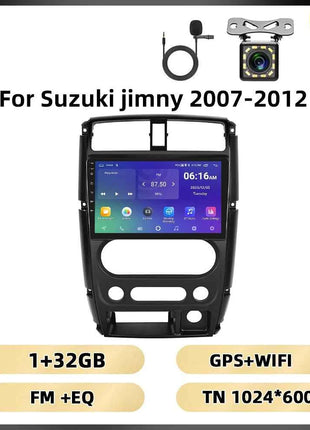 Podofo 8Core AI Voice Car Audio For Suzuki Jimny 2007-2012 Multimedia Player Android Auto Carplay WIFI 4G Bluetooth Car Stereo