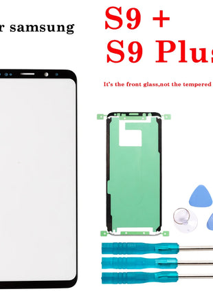 1Set Nuovo Display LCD Frontale In Vetro Esterno Touch Screen Esterno Pannello Obiettivo Per Samsung Galaxy S8 S9 S10 S20 Nota 8 9 10 Plus Ultra