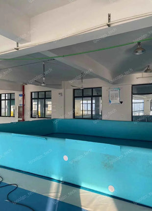 Durevole all'aperto IPOOLGO Famiglia Grande piscina gonfiabile per adulti Rettangolo Piscina ad azione profonda Piscina gonfiabile per bambini