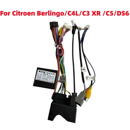 Scatola di decodifica Canbus per Peugeot 2008 208 3008 308 307 307SW 508 5008 Citroen C5 C4 C3 Berlingo DS6 Android 16 Pin Cavo di alimentazione