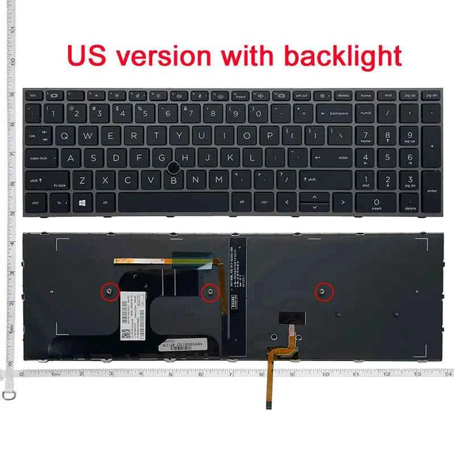 US/BR Backlit keyboard for HP Zbook Fury 15 G7 G8 C13C-5 Zbook Fury 17 G7 G8 ZBOOK Fury 17.3 inch G7/G8 HSN-C13C-7 laptop