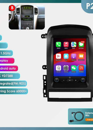 Hizpo 9.7" 2 Din Android Auto Car Radio for Chevrolet Captiva Sport 2006 - 2012 Multimedia Video Player Carplay  for Tesla Style