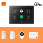 Staniot 7inch Lora Protection Kit WiFi 4G Tuya Smart Home Alarm System with 5000mAh Battery 500M Distance Works with Alexa