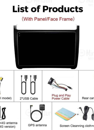 Android 15 For Volkswagen VW POLO 5 Sedan 2008 - 2023 Car Radio Navigation Multimedia Player Carplay Auto Stereo DSP WIFI+4G GPS