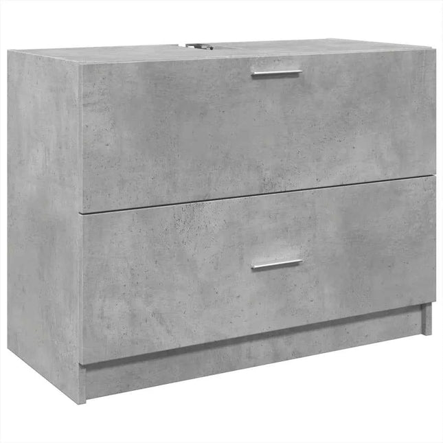 White sink cabinet 78x37x59 cm engineered wood Modern Design Stylish Bathroom Storage Cabinet sturdy structure Furniture sets