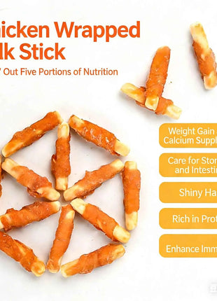 Hamster Teeth-Cleaning Stick, Calcium Supplement, Weight Gain, Freeze-Dried Chicken Stick, Golden Hamster Chinchilla Snack, Dutc