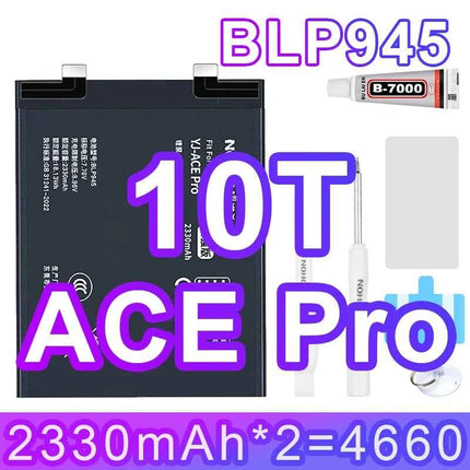 NOHON Replacement Battery for OnePlus 7T 8T 9RT 10T 12 11 9 8 7 6T 6 5T 5 7TPro Phone Batteries BLP801 BLP685 BLP745 BLP743