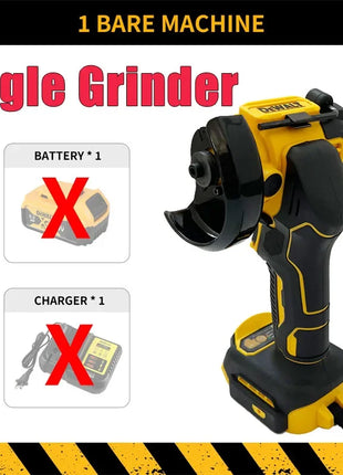DEWALT Smerigliatrice Angolare a Batteria Brushless, Utensile Elettrico Multifunzione per Taglio, Lucidatura e Aspirazione