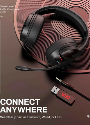 Acer K2 Headsets Gamer 100H Battery Dynamic Clear Voice Mic Bluetooth Gaming Headphones for PC PS4 Wireless Gaming Headset
