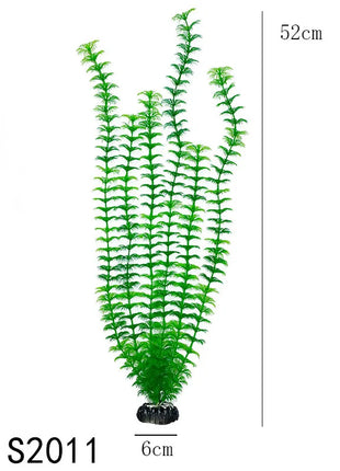 Artificial Aquarium Decor Plants Water Weeds Ornament Aquatic Fish Tank Simulation Grass Flower Decoration Accessories