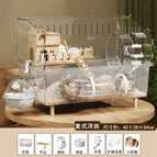 45 Transparent pipe