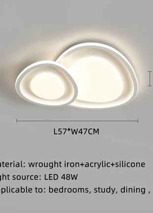 Creativo Mango Soggiorno Luci Moderna Semplice Lampada da soffitto a LED Camera da letto Camera dei bambini Illuminazione Decorazioni per la casa Sala da pranzo Lampadario a soffitto