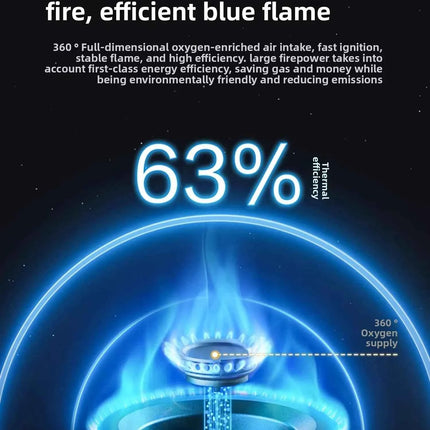 Piano Cottura a Gas Vanward Alta Efficienza - Gas Naturale e GPL LAL
