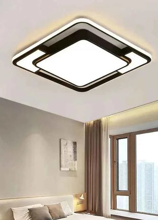 Lampada da Soffitto LED Moderna con Telecomando, Illuminazione per Interni, Decorazione per Soggiorno, Camera da Letto, Studio e Cameretta