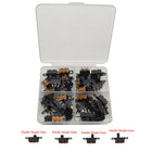 40 Pz/scatola SS12D00 SS12F15 Interruttore A Scorrimento 3Pin 1P2T 2 Posizione On-Off Interruttore Interruttore A Levetta Lunghezza Della Maniglia 2MM 3MM 4MM 5MM 6MM