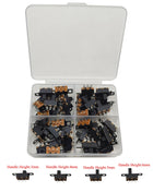 40 Pcs/Box SS12D00 SS12F15 Slide Switch 3Pin 1P2T 2 Position ON-OFF Switch Toggle Switch Handle Length 2MM 3MM 4MM 5MM 6MM