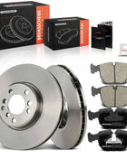 Frankberg 2x Dischi Freno 4x Pastiglie Freno Asse Anteriore Per BMW X3 E83 X5 E53 3.0L 4.4L 2000-2011 34112282090 34116794300