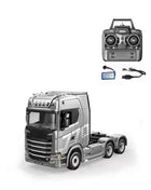 HUINA 1501 770S Alloy Tractor 19CH RC Truck 1/18 2.4G remote control Engineering Trailer Truck with Light Sound Toys XMAS Gifts